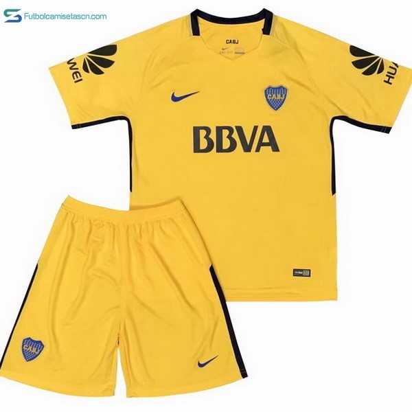 Camiseta Boca Juniors 2ª Niños 2017/18 Amarillo